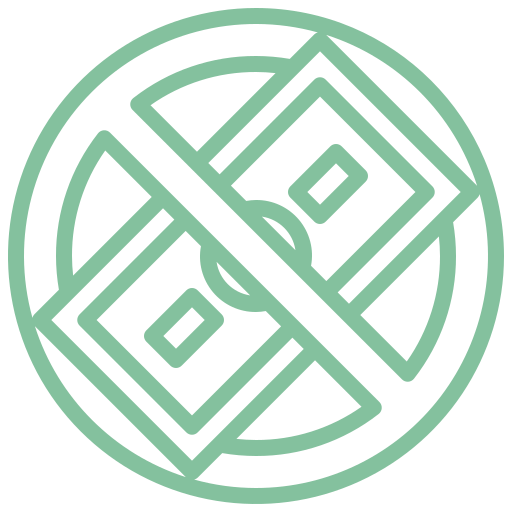 No Money Between Users Icon